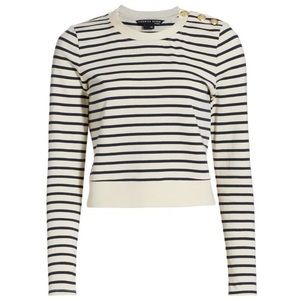 Veronica Beard Samson Striped Top Size XS